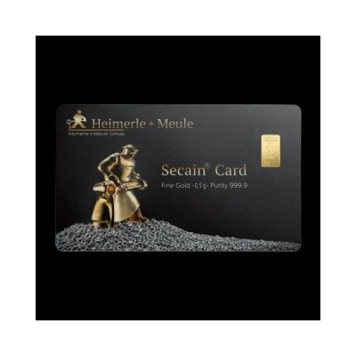 Heimmerle + Meule - 0,5g - zlatý investiční slitek