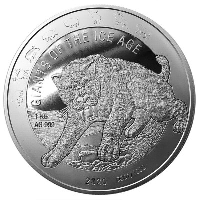 A jégkorszak óriásai sorozat - 8 Oz - Ezüst gyűjtői érmék