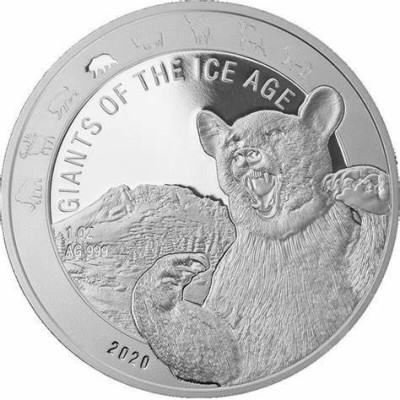 A jégkorszak óriásai sorozat - 8 Oz - Ezüst gyűjtői érmék