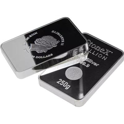 StoneX Coinbar - 250 g - befektetési ezüsttömb