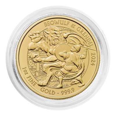 Mítoszok és legendák - Beowulf - 1 Oz - arany befektetési érme