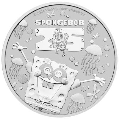 Spongebob Squarepants - 1 Oz - ezüst befektetési érme