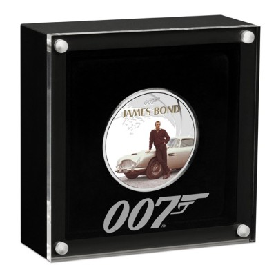 James Bond - Sean Connery - 1 Oz ezüst gyűjtői érme