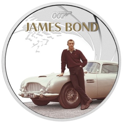 James Bond - Sean Connery - 1 Oz ezüst gyűjtői érme