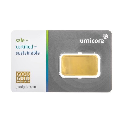 Umicore - 20g - befektetési aranylap