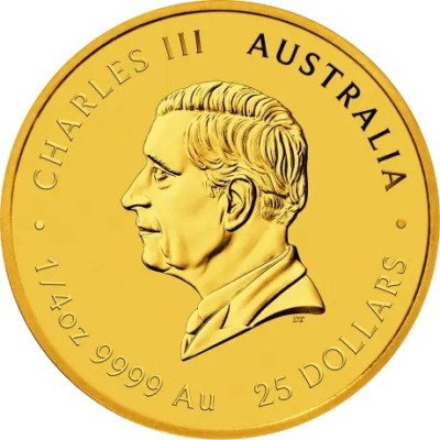 Holdkígyó 2025 - 1/4 Oz - arany befektetési érme