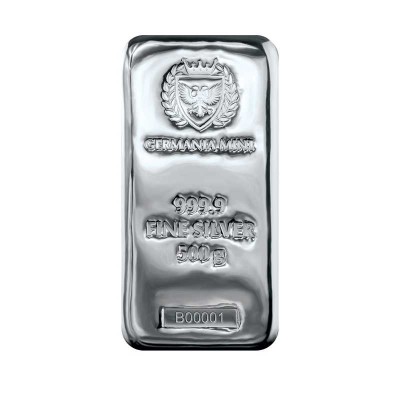 Germania Mint - 500g - befektetési ezüsttömb