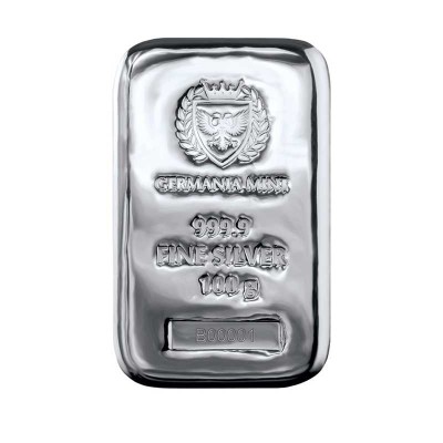 Germania Mint - 100g - Befektetési ezüsttömb