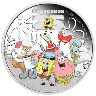SpongeBob & Friends - ezüst PROOF gyűjtői érme