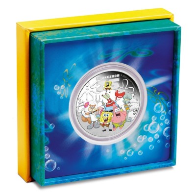 SpongeBob & Friends - ezüst PROOF gyűjtői érme