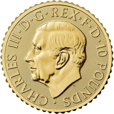 Britannia 2025 - 1/10 Oz - befektetési célú aranyérme
