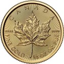 Maple Leaf (2025) - 1/4 Oz - arany befektetési érme
