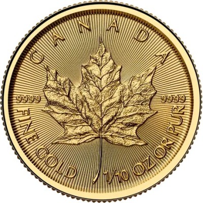 Maple Leaf (2025) - 1/10 Oz - arany befektetési érme