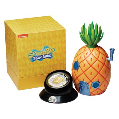 Spongyabob Kockanadrág - 2 Oz - ezüst gyűjtői érme