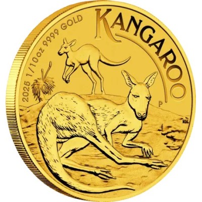 Kenguru (2025) - 1/10 Oz - arany befektetési érme