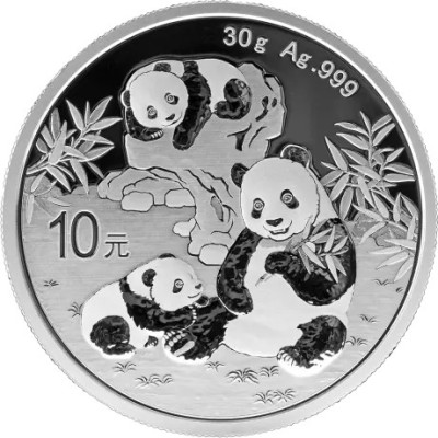 Panda (2025) - 30 g - befektetési célú ezüst érme