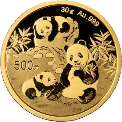 Panda (2025) - 30g - arany befektetési érme