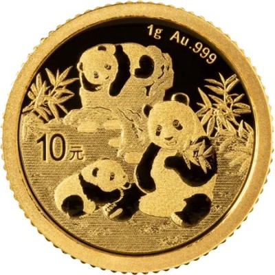 Panda (2025) - 1g - arany befektetési érme