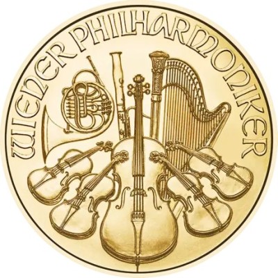 Bécsi Filharmonikusok (2025) - 1/4 Oz - arany befektetési érme