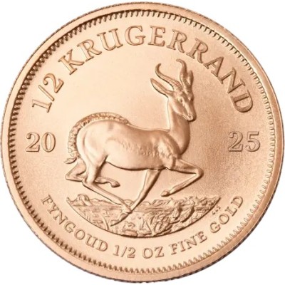 Krugerrand (2025) - 1/2 Oz - arany befektetési érme