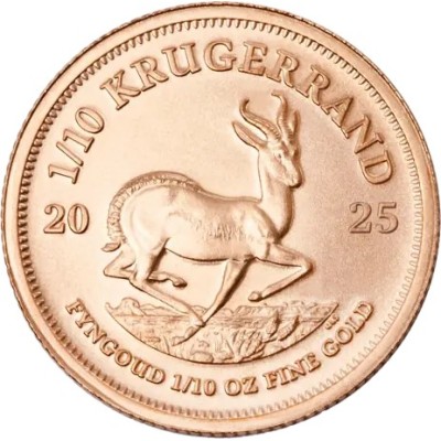 Krugerrand (2025) - 1/10 Oz - arany befektetési érme