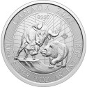 Bika és Medve (2025) - 2 Oz - ezüst befektetési érme