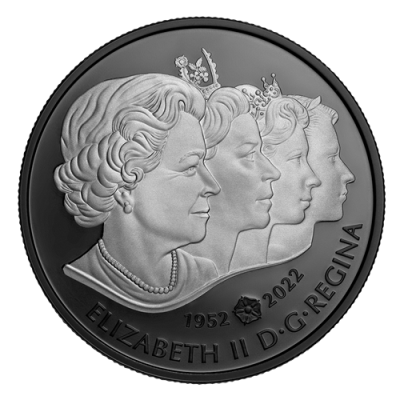 II. Erzsébet királynő Royal Cypher - 1 Oz - ezüst érme - PROOF gyűjtői érme