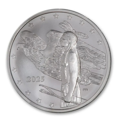 Mesa Grande Native American Bison Dollar  (2025) - 1 Oz - ezüst gyűjtői érme