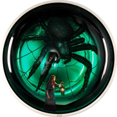 Arachnophobia - 2 Oz ezüst gyűjtői PROOF érme (szállítás...