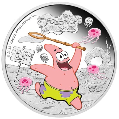 Patrick Star - 1 Oz - ezüst gyűjtői érme
