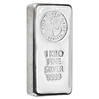 Perth Mint - 1 kg - befektetési  ezüsttömb