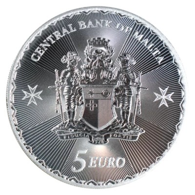 Máltai kereszt (2025) - 1 Oz - ezüst befektetési érme