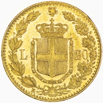 Olaszország 20 Líra - 6,45 g - arany befektetési érme