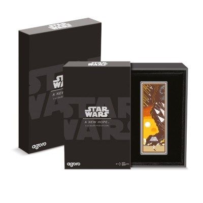 Star Wars: A new Hope - 3 Oz - ezüst gyűjtői érme