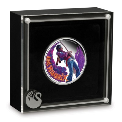Jimi Hendrix - 1 Oz ezüst gyűjtői érme