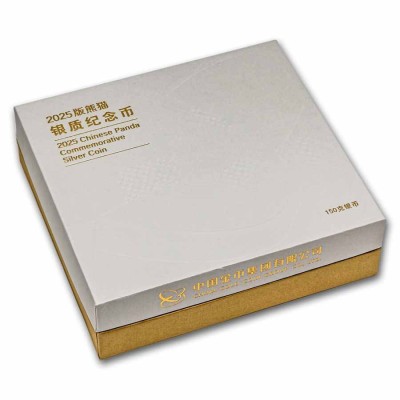 Panda (2025) - 150 g - ezüstszínű proof gyűjtői érme