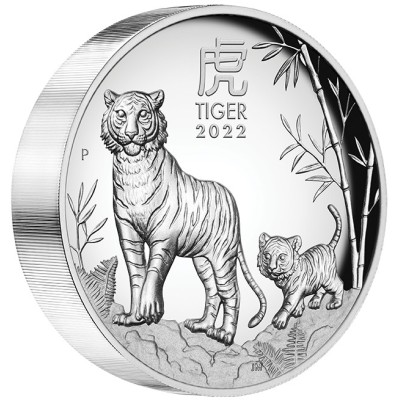 Australian Lunar Tiger - 5 Oz - ezüst gyűjtői érme