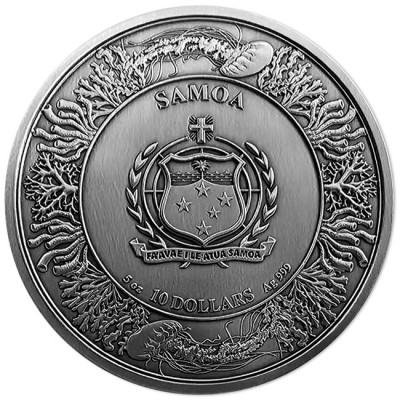 Atlantisz - 5 Oz - ezüst gyűjtői érme (szállítás 2025 6.30.)