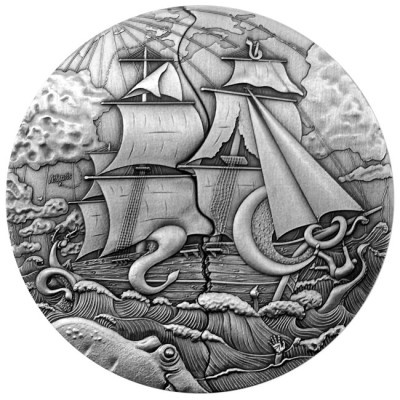 Atlantisz - 5 Oz - ezüst gyűjtői érme (szállítás 2025 6.30.)