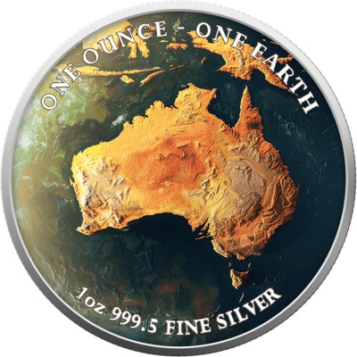Föld - 1 Oz - Ausztrália - ezüst gyűjtői érme
