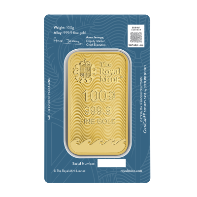 Britannia - 100g - befektetési aranylap