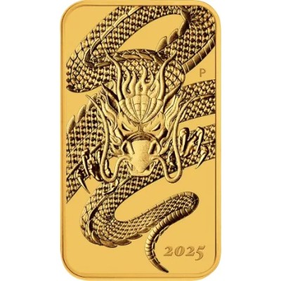 Dragon Rectangular (2025) - 1 Oz - arany befektetési érme