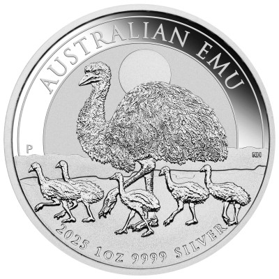 Ausztrál emu (2025) - 1 Oz - Ezüst befektetési érme