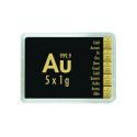 Arany Combibarren Valcambi 5x1 g - befektetési aranytábla