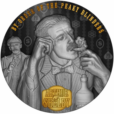 Peaky Blinders - Arthur Shelby - 2 Oz - ezüst gyűjtői érme