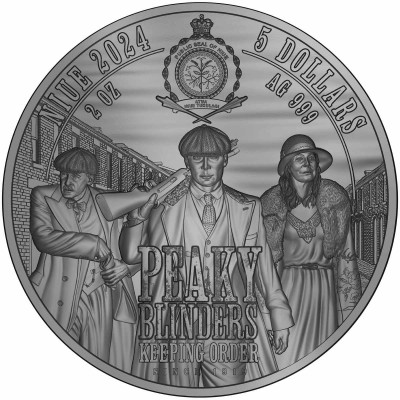 Peaky Blinders - Arthur Shelby - 2 Oz - ezüst gyűjtői érme