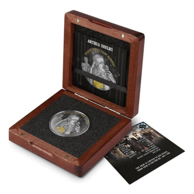Peaky Blinders - Arthur Shelby - 2 Oz - ezüst gyűjtői érme