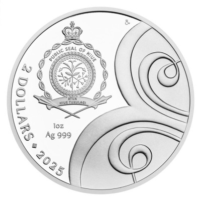 Négylevelű lóhere (2025) - 1 Oz - ezüst gyűjtői érme (szállítás 2025 7.10.)
