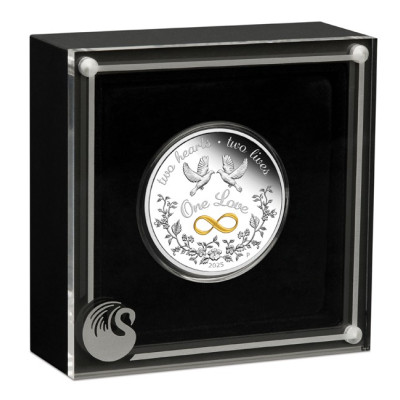 "One Love" 2025 - 1 Oz - ezüst ajándék érme