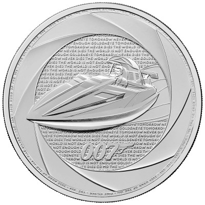Six Decades of 007 (90´s)  - James Bond - 1 Oz - ezüst befektetési érme